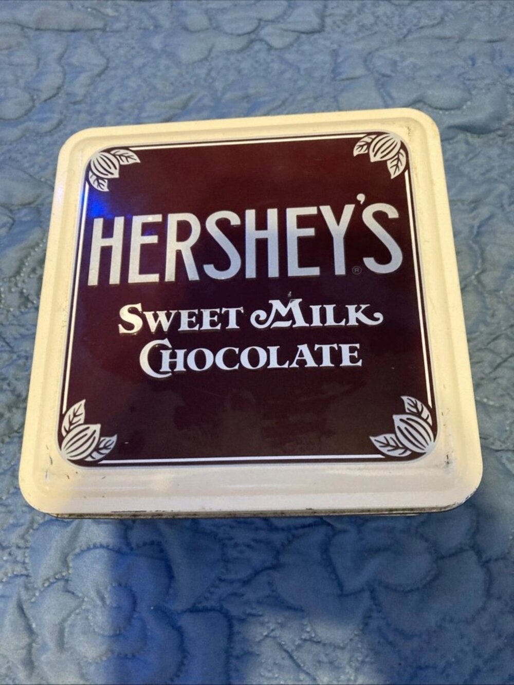 Vintage 1990 Hershey Sweet Milk Chocolate 1912 Tin